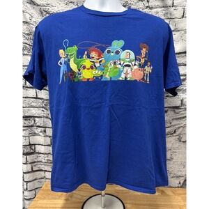 Disney Toy Story Character T Shirt Unisex XL Blue‎